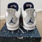 Nike Air Jordan 4 White Midnight Navy Light Smoke Grey Fire Red
