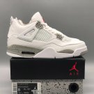 Nike Air Jordan 4 White Oreo White  tech Grey Sneaker