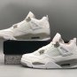 Nike Air Jordan 4 White Oreo White  tech Grey Sneaker