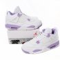 Nike Air Jordan 4 White Purple Oreo