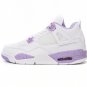 Nike Air Jordan 4 White Purple Oreo