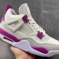 Nike Air Jordan 4 White Purple SB Sneaker