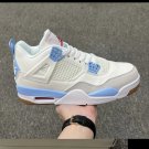 Sb X Nike Air Jordan 4 White Light Blue Sneaker