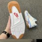 Sb X Nike Air Jordan 4 White Light Blue Sneaker