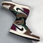 jordan 1 high og &Atilde;&cent;&Acirc;�&Acirc;�hand crafted&Atilde;&cent;&Acirc;�&Acirc;� blackarchaeo brown-dark chocolate
