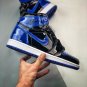 jordan 1 high og leather patent royal