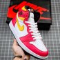 jordan 1 high og light fusion redwhite-laser orange-black