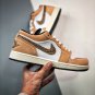jordan 1 low &acirc;��brown elephant&acirc;�� hempmetallic gold-white-tan-black