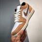 jordan 1 low &acirc;��brown elephant&acirc;�� hempmetallic gold-white-tan-black