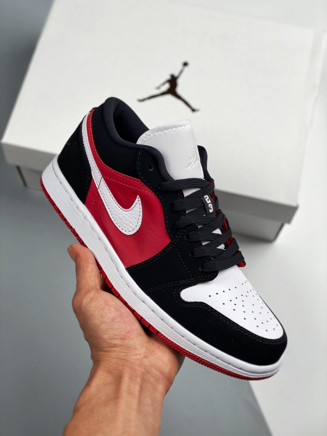 jordan 1 low &acirc;��chicago&acirc;�� black red white dc0774-016