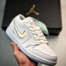 jordan 1 low ‘iridescent glitter swooshes’ white ice blue