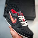 jordan 1 low âborn to flyâ blackwhite-fitness red fj7073-010