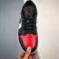 jordan 1 low &Atilde;&cent;&Acirc;�&Acirc;�bred toe&Atilde;&cent;&Acirc;�&Acirc;� whiteblack-varsity red 553558-161