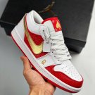 jordan 1 low âspadesâ white red gold