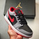 jordan 1 low black cement grey fire red 553558-060