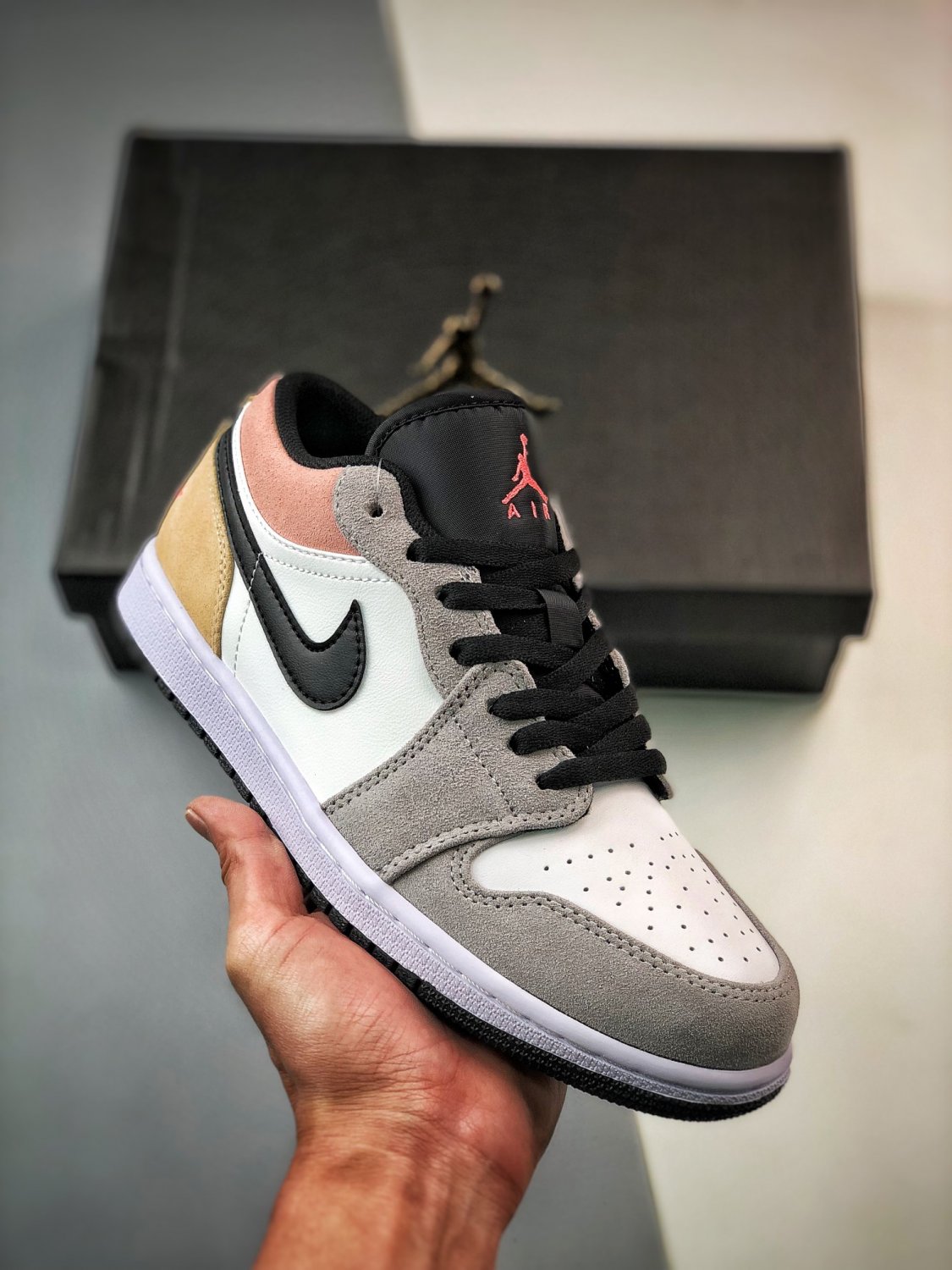 jordan 1 low blackmagic ember-sundial-white dx4334-008