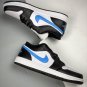 jordan 1 low blackuniversity blue-white