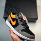 jordan 1 low blackvivid orange-light graphite fn7308-008