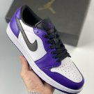 jordan 1 low golf whitecourt purple-university red-black