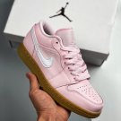 jordan 1 low gs arctic pinkwhite-gum light brown