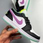 jordan 1 low gs whiteblack-green glow