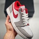 jordan 1 low light smoke greywhite-gym red dc6991-016