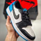 jordan 1 low og âuncâ whitedark powder blue-black cz0790-104