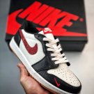 jordan 1 low og black white red