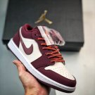 jordan 1 low phantomnight maroon-total orange-white