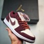 jordan 1 low phantomnight maroon-total orange-white