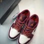 jordan 1 low phantomnight maroon-total orange-white