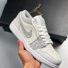 jordan 1 low prm âelephant printâ whiteneutral grey-sail
