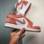 jordan 1 low pure platinumsky j orange-white dc0774-080