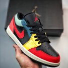jordan 1 low se blacktaxifrench bluefire red dn3739-060