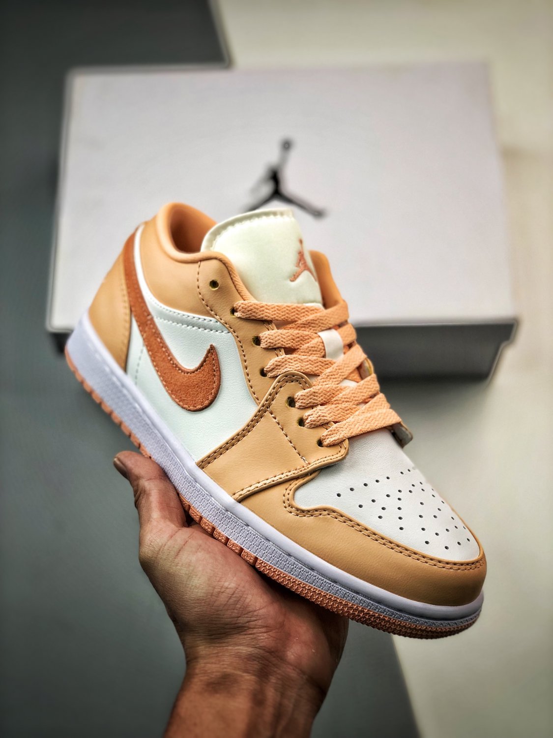 jordan 1 low sunset hazebright citrus-white dc0774-801