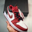 jordan 1 low white red black 553558-163