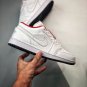 jordan 1 low white red with mismatched insoles