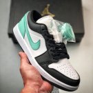 jordan 1 low whiteblack-green glow 553558-131