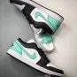 jordan 1 low whiteblack-green glow 553558-131