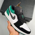 jordan 1 low whiteblack-mystic green