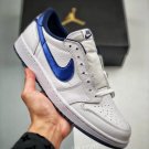 jordan 1 low whitemetallic navy 705329-106