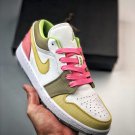 jordan 1 low whitevivid green dj0341-100