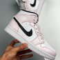 jordan 1 mid &acirc;��barely rose&acirc;�� white pink black