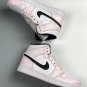 jordan 1 mid &acirc;��barely rose&acirc;�� white pink black