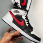 jordan 1 mid &acirc;��chicago&acirc;�� blackchile red-white