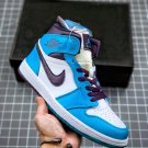 jordan 1 mid ‘hornets’ blue lagoongrand purplewhite