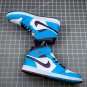jordan 1 mid &acirc;��hornets&acirc;�� blue lagoongrand purplewhite