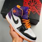 jordan 1 mid &acirc;��phoenix suns&acirc;�� whitebright citruscourt purple-black