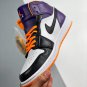 jordan 1 mid &acirc;��phoenix suns&acirc;�� whitebright citruscourt purple-black