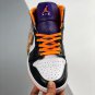 jordan 1 mid &acirc;��phoenix suns&acirc;�� whitebright citruscourt purple-black
